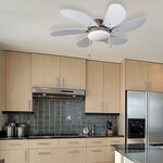 Bestron Ventilateur de plafond 76 cm 60 W Érable/blanc DC30T