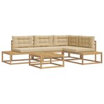 vidaXL Ensemble de canapés d'extérieur Blanc 79 x 79 x 37 cm Polyester