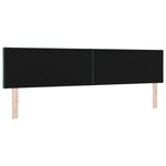 vidaXL Têtière LED design blocs diamants vert foncé 200 cm en velours