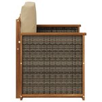 vidaXL Sofa de milieu extérieur Naturel