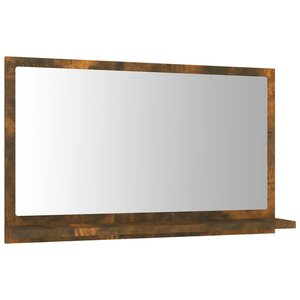 Miroir de bain 60 x 10 5 x 37 cm bois d'ingénierie marron 02_0006894