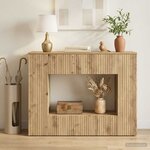 vidaXL Table console Chêne Artisanal 101 x 29 x 74 cm