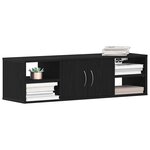 vidaXL Étagère Murale Chêne noir 140 x 41 x 75 cm Bois d'ingénierie
