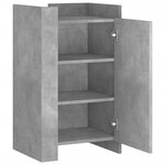 vidaXL Buffet gris béton 45x35x75 cm Bois d'ingénierie