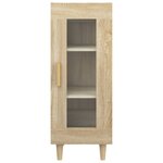 vidaXL Buffet Chêne sonoma 34 5x34x90 cm Bois d'ingénierie