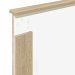 vidaXL Tête de lit Chêne Sonoma 75 cm Bois d'ingénierie