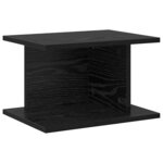 vidaXL Table de chevet 2 Pièces Chêne noir 40 x 30 x 25 cm