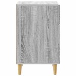 vidaXL Table de chevet Sonoma gris 43 x 39 5 x 66 5 cm