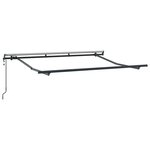 vidaXL Cadre de auvent Anthracite 3 x 2 m Métal