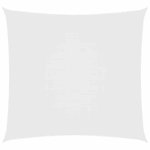 vidaXL Voile de parasol Tissu Oxford carré 6x6 m Blanc