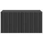 vidaXL Meuble TV mural 59 5 x 41 x 30 cm Noir Bois d'ingénierie
