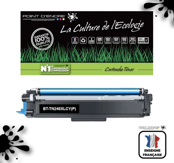 TN248XL - CYAN - Grande capacité