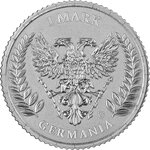 Monnaie GERMANIA Queen on the Throne 1/10 Oz Argent 1 Mark Germania 2026 (PRÉCOMMANDE)