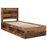 vidaXL Cadre de lit Bois ancien 100 x 200 cm Pin massif