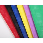 Protège-cahier Madras PVC 22/100e Avec Rabat Marque page 17x22 rouge CALLIGRAPHE