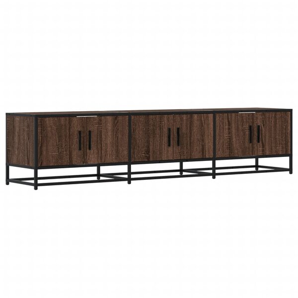 vidaXL Meuble TV chêne marron 180x35x41 cm bois d'ingénierie