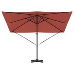 vidaXL Parasol de Terrasse Terracotta Polyester Grand