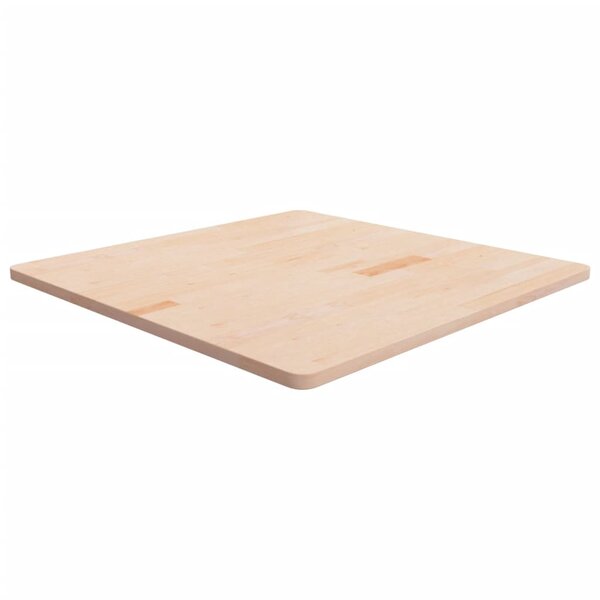 vidaXL Dessus de table carré 90x90x2 5 cm Bois chêne massif non traité
