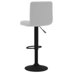 vidaXL Tabourets de bar lot de 2 gris clair velours