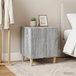 vidaXL Cabinet de chevet 2 Pièces Sonoma gris 43 x 34 5 x 50 cm