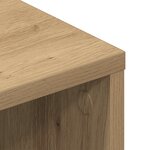 Meuble TV vidaXL en chêne artisan 90x35x35 cm en bois d'ingénierie