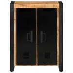 vidaXL Buffet 55x35x70 cm bois de manguier brut massif