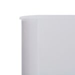 vidaXL Paravent 6 panneaux Tissu 800 x 120 cm Blanc sable
