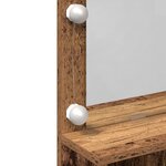 vidaXL Table de Toilette Vieux bois Panneau de particules