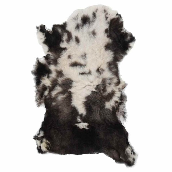 vidaXL Peau de mouton Couleur mélangée (60-70)x(90-100) cm