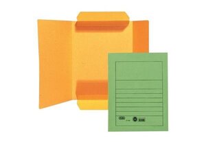 paquet de 25 chemises à rabat en carton manile, A4, orange ELBA