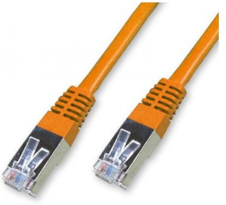 Câble/Cordon réseau RJ45 Catégorie 6 FTP (F/UTP) Droit 30m (Orange)