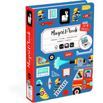 Jeu éducatif - Magnéti'Book - Pompiers - 60 magnets + 18 modèles - Invente des histoires - Janod