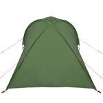 vidaXL Tente de camping à dôme 2 personne vert imperméable