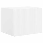 vidaXL Ensemble de meuble TV mural Montage mural 6 Pièces Blanc