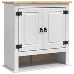 vidaXL Armoire suspendue Corona Blanc 70 x 33 x 71 5 cm Pin massif