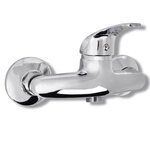 vidaXL Kit de robinet de douche Chrome