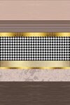 Tapis de salon LAYER 80 x 150 cm - Beige