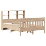 vidaXL Cadre de lit sans matelas 120x190 cm bois de pin massif