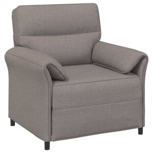 vidaXL Canapé 100 polyester cadre en métal MDF Contreplaqué