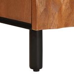 vidaXL Meuble TV avec étagère Finition Acacia Brun 105 x 33 x 46 cm