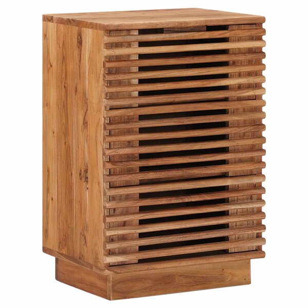 vidaXL Table de chevet faite main Marron Teck 40 x 30 x 60 cm