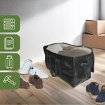 Pack and Move - Lot 4 Grands Sacs Déménagement Recyclé - Rangement Et Transport Ultra Résistant - Réutilisable - Poignées Solides - 100L