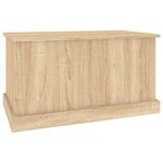 vidaXL Coffre de rangement Chêne Sonoma 70 x 40 x 38 cm Bois d'ingénierie