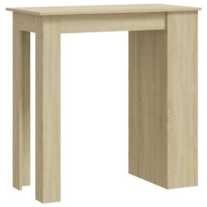 vidaXL Table de bar avec rangement Chêne sonoma 102x50x103 5 cm