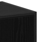 vidaXL Cabinet de Pharmacie Chêne noir 40 x 41 x 118 cm