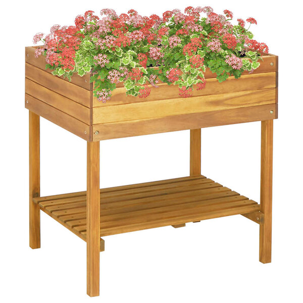 vidaXL Jardinière surélevée 78 5x58 5x78 5 cm Bois massif d'acacia