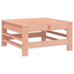 vidaXL Repose-pieds de jardin et coussins lot de 2 bois massif douglas