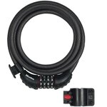 Antivol pour vélo 8120EURDPRO - Câble torsadé en acier - 1 8 m de longueur