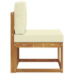 vidaXL Sofa de milieu extérieur Bois d'Acacia Massif