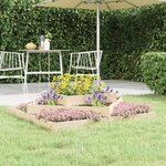 vidaXL Jardinière 112x112x27 cm Bois massif de pin